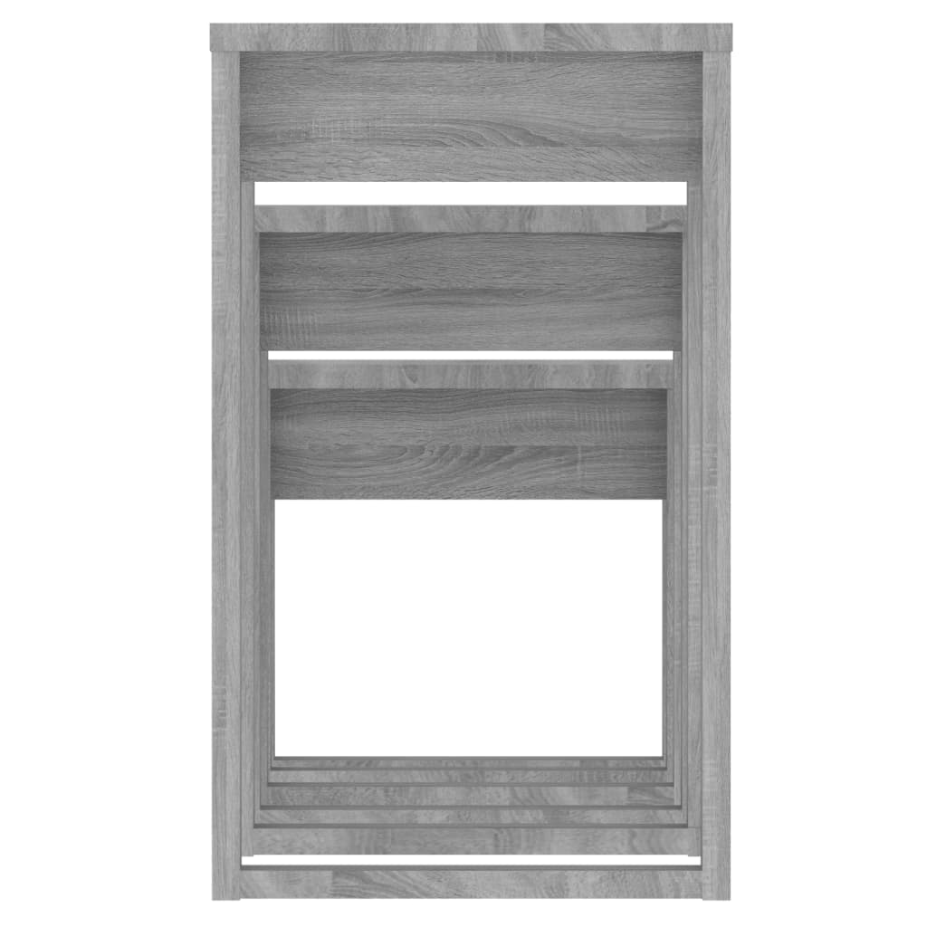 Nesting Tables 3 pcs Grey Sonoma Engineered Wood